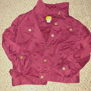 Ruby Rd. Jean Jacket women's plus size 16 burgandy